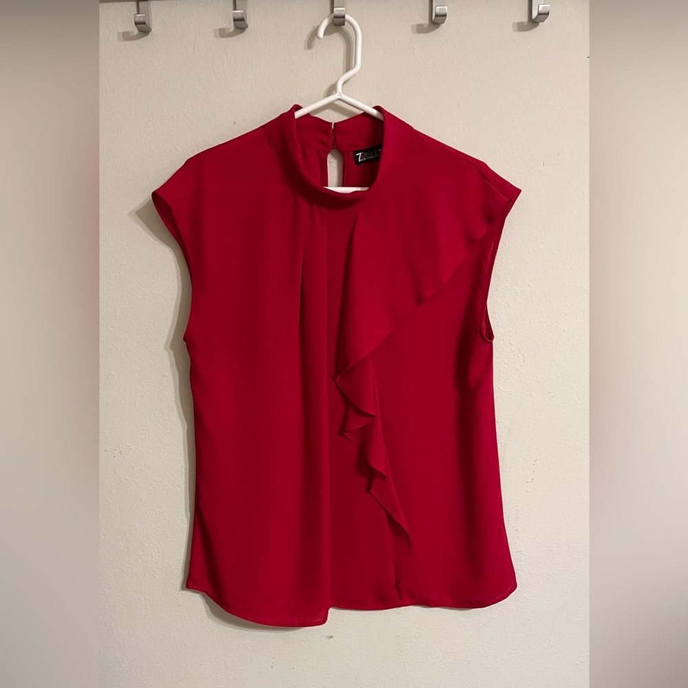 7th Avenue New York  Red Blouse L